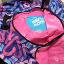 QPAU 44 Snow Tube with Backrest  Heavy Duty Inflatable Sled 500 lbs Capacity with Cover, Handles & Tow Rope, Snow Tubing Sleds for Kids & Teens, Portable Air Sled with Fast Valve