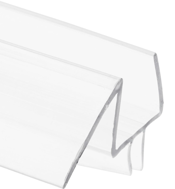 Prime-Line Bath&Shower M6259 Shower Door Bottom Seal For Glass Frameless Door Fits 1/2" Glass