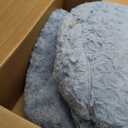 Reading Pillow,Rose Velvet Back Pillow with Arms for Bed Sitting Up, Bed Pillow for Adult Children, Backrest Pillows with Washable Cover, Chair Pillow for Watching TV/Gaming/Relaxing (Lake Blue)