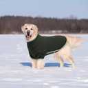 Dog Warm Sweater,Turtleneck Pet Fleece Sweaters,Stretchy Comfortable Sweater for Puppy,Doggy Sweatshirt with Sleeves Soft Pullover Sweatshirt M ArmyGreen