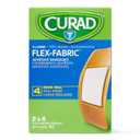 CURAD Flex-Fabric Adhesive Bandages, X-Large 2x4, 50 Count