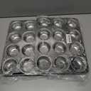 P&P CHEF Muffin Pan Cupcake Baking Pan Set, Stainless Steel Muffin Tin Tray for Mini Cake Tart Quiche, Oven & Dishwasher Safe, Non-toxic & Heavy-duty, (12 Cup, 2Pcs)