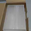 rejomiik Thick Acrylic Dryer Sheet Holder Clear Container for Laundry Room Organize and Storage, Dispenser for Dryer Sheets, Fabric Softener, Large