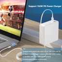 2Pack Magnetic Charger for Surface - 102W USB-C Female to Magnetic Male Charging Adapter, Type-C PD Power Charger Accessory for Microsoft Pro, Surface-Book, Surface-Go, Surface-Laptop, Surface-Duo 2