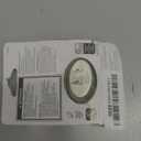 GE Enbrighten Mini LED Night Light, Dusk-to-Dawn, Plug-in, Ideal for Bedroom, Bathroom, Nursery, Kitchen, Silver, 10970