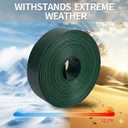 USTAR 3" x 100 FT Pool Backwash Hose, Heavy Duty Pool Drain Hose Reinforced 3-Layer PVC Lay Flat Discharge Hose with Clamps,High Pressure Burst Proof,Weather & UV Resistant Sump Pump Drain Hose