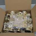 Humyoun 20 Pcs Table Number Holders 4/6/8/10 Inch Metal Place Card Holders with Alligator Clip Heavy Base Wedding Table Number Stand Picture Photo Clip for Banquet Party Birthday Restaurant(Gold)