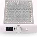 M - DustPro Cordless Rechargeable Nail Dust Collector | 45K RPM Powerful Suction | Ultra-Quiet Brushless Nail Vacuum with Reusable Filter | Professional & Home Salon Use (White)