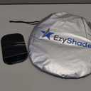 EzyShade Windshield Sun Shade with Shield-X Reflective Technology. See Vehicle Size-Chart. Foldable Car Sunshade for Front Windshield Window Car SUV Van Truck. Sun Visor Heat Shield. Sports (S) Size