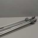 2 Pack X Frame Banner Stand Fits Any Banner Adjustable Size 23"X63" to 32"X78" with Portable Retractable Carrying Bag, Customize Stand for Trade Show Exhibition Market and Store Display, Silver