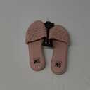 SM New York Women Flat Sandals Braided Leather Nude Summer Dressy Fashion Evening Party Wedding Sandals Pink 8