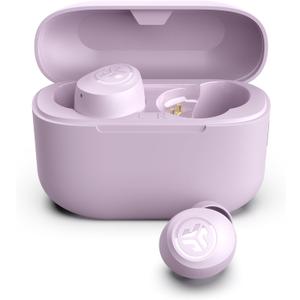 JLab Go Air Pop True Wireless Earbuds, in Ear Headphones, Bluetooth Earphones, Ear Buds with 32H Playtime, Bluetooth Earbuds with Microphone, USB Charging Case, Dual Connect, EQ3 Sound, Lilac