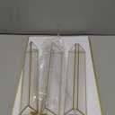 Gold Acrylic Sign Holder 8.5 x 11 Inch, 3 Pcs Double-Sided Picture Frames Sign Stands, Clear Acrylic Table Menu Numbers Display Stand for Wedding Restaurants Home Party