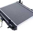 ZTUOAUMA Engine Water Tank Radiator 1G952-72060 Compatible with Kubota D722 D902 DF972 WG972 Z482 Z602 Engines Compact Tractors Scag Commercial Mower
