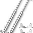 20 inch 150lbs Gas Struts for Heavy lid RV Bed Lift Kit, Stainless Steel 20" 667N Gas Shocks Spring with Mounting Brackets for Boat Cover/Engine Hood RV Bed TV Cabinet, 2 Pack