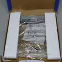 Etekcity Digital Body Weight Bathroom Scale, Large Blue LCD Backlight Display, High Precision Measurements,6mm Tempered Glass, 400 Pounds (11.9 x 11.9 inches, Silver)