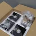 4Pack Christmas Stocking Holders for Mantle, Set of 4 Christmas Mantle Wood Room Stocking Hangers with Lights, Weighted Christmas Different Room Stocking Hooks for Fireplace Window Counter Decoration