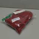 Saodimallsu Womens Short Sleeve Sweater Summer Oversized Cropped Sweaters Casual Crewneck Lightweight Knit Tops (Large, Red)