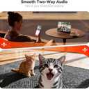 WOPET Automatic Dog Feeder with Camera,1080P HD Video with Night Vision, 5GHz/2.4GHz Dog Food Dispenser with App Control, 4GB SD Card, 2-Way Audio for Cats & Dogs