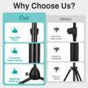 AODSK Deluxe Tripod Microphone Stand with Boom Arm & Twist Clutch Height Adjustment (Gooseneck version)
