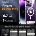 Magnetic Compatible with iPhone 14 Pro Max Case, [Built-in Invisible Kickstand][Compatible with MagSafe] [Military Grade Shockproof] Slim Thin Phone Case for iPhone 14 Pro Max 6.7"