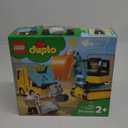 LEGO DUPLO Town Truck & Tracked Excavator Toddler Building Blocks - Learning & Education Construction Toys for Preschool - Birthday Gift for 2-3 Year Old Boys & Girls - 10931