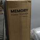 EGOHOME 4 inch Tri Folding Memory Foam Mattress, Portable Guest Bed, Twin XL Size