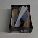 SM New York NIB Blue Wedge Mule Sandals Cork Platform Textile Upper Espadrille 8