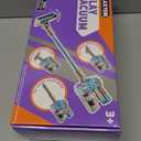 4-in-1 Kids Toy Vacuum That Works with Suction, Toy Electric Toddler Vacuum Cleaner for Children Ages 3 4 5 6+ Boys & Girls, Toddlers Toys Cleaning Set for Pretend Play (Blue)