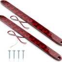 2 Pack 16 "Red Trailer Brake Tail Light Strip 11 LED Bar Stop Turn Signal Tail Lights for Golf Cart Offroad Truck RV UTV ATV Marine Boats Brake Strip Red Light