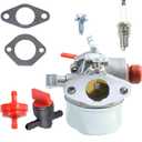 640262a Carburetor Kit Replaces Tecumseh 640262A, 640262, 640026, 640069, 640156, 640174, 640076A for Craftsman Tecumseh LEV100, LEV115, LEV120 4 Cycle Vertical Engines