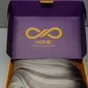 KOMEBeginner Friendly Wigs Platinum Blonde Synthetic Lace Front Wig,T Part Pre Cut Glueless Long Straight Layered Wigs for Women Cosplay Daily Use 26IN(#TT6/4603)