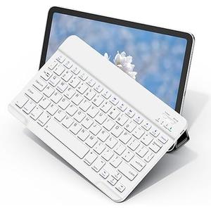 XIWMIX Wireless Bluetooth Keyboard for Samsung Galaxy Tablets, Ultra-Slim Portable, Type-C Rechargeable, Compatible with Tab A9+/S10 FE/S9/S9 FE/S9+/S9 FE+/S6 Lite/S7/A8