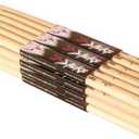 OnStage On-Stage Hickory 5A Nylon Tip Drumsticks, 10 Pairs