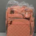 Diaper Bag with Changing Station, Waterproof 3 in 1 Baby Diaper Backpack with Foldable Changing Pad, Large Travel Back Pack for Baby Girl Boy, Peach Pink