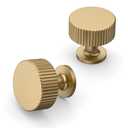 FILTA 10 Pack Champagne Bronze Cabinet Knobs Stylish Kitchen Cabinet Knobs Zinc Alloy Modern Cabinet Hardware Pulls for Drawer Dresser