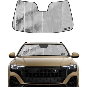 Pigenius Windshield Sunshade for Audi Q8 2019-2025, SQ8/RS Q8 2020-2025 Front Window Shade - AstraGuard