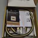 Purrfectzone Bidet Sprayer for Toilet, Handheld Bidet Sprayer Kit, Easy-to-Install Toilet Handheld Shower, Hand Held Stainless Steel Shattaf with Adjustable Flow, Cloth Diaper Set-Brushed Gold