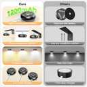 3 Pack Picture Light for Wall with 1200mAh Rechargeable Battery Operated Lights Remote Dimmable Timer Painting Light Magnetic 3 Adjustable Lighting RGB Modes Wall Decor Lights for Living Room (Black)