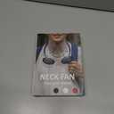 Neck Fan, Hand Free Portable Neck Fans For Women, Kids, and Men, 3 Speed Adjustable Hanging Around Necklace Fan, Rechargeable Battery Operated Wearable Fan Personal Fans Cooling Neck Fan (Black)