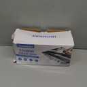 1700W Steam Iron for Clothes 20s Fast Heat-up, Non-Stick Ceramic Soleplate, 14.07 Oz Large Water Tank, Auto-Off, Burst Steam, Self-Cleaning, Ironing Clothes for Home