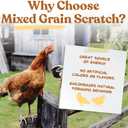 Manna Pro Ultimate Chicken Scratch Feed, Nutrient-Rich Scratch Grain Treat for Chickens and Poultry, Natural Multigrain Blend for Backyard Flocks and Laying Hens, Made in USA, 10 lb Bag