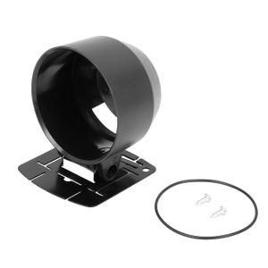 X AUTOHAUX Car 2.4'' 60mm Single Hole ABS Plastic Gauge Pod Meter Dash Dashboard Holder with Mount Base Matte Black