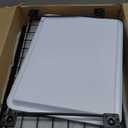 Miyawell Fruit Vegetable Storage Basket, 4 Tier Stackable Metal Wire Storage Baskets with Wheels, Fruit Vegetable Produce Basket Organizer Bins for Kitchen, Pantry, Bathroom