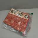 PureCozy Christmas Area Rug 2x3 Red Entryway Carpet Washable Xmas Snowflake Holiday Decor Doormat Kitchen Decorative Non Slip Soft Low Pile Small Carpet Indoor Throw Rug Bedroom Entrance Bathroom