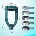 Square Hole Drill Bit Adapter, Joint Mortiser Bit for Furniture Bench Drill Square Hole, Easy to Carry
