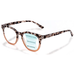 LianSan Progressive Multifocus Reading Glasses for Women - Ladies Near and Far Blue Light Blocking Computer Readers(Multicolor for 3ft,2.50x)