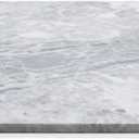 Diflart Natural Marble Stone Cutting Board for Kitchen, 16x20 Inch, Gray with White Veins, Marble Slab Pastry Board Large with Non Slip Feets for Baking, Cheese, Charcuterie, Pack of 1 Pcs