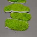 6-Pack Reusable Mop Pads Fit Swiffer Sweeper, Microfiber Cleaning Mop Pads Refill for Dry Sweeping & Wet Mopping Replacement (Neon Green)