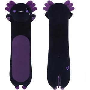 35.4in Long Plush Axolotl Toy Stuffed Animal Axolotl Plush Toy Pillow Hugging Pillow Gift for Kids and Girls(Purple,90cm/35.4in)